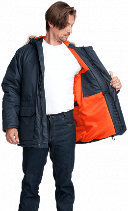 внутренние накладные карманы с текстильной застёжкой